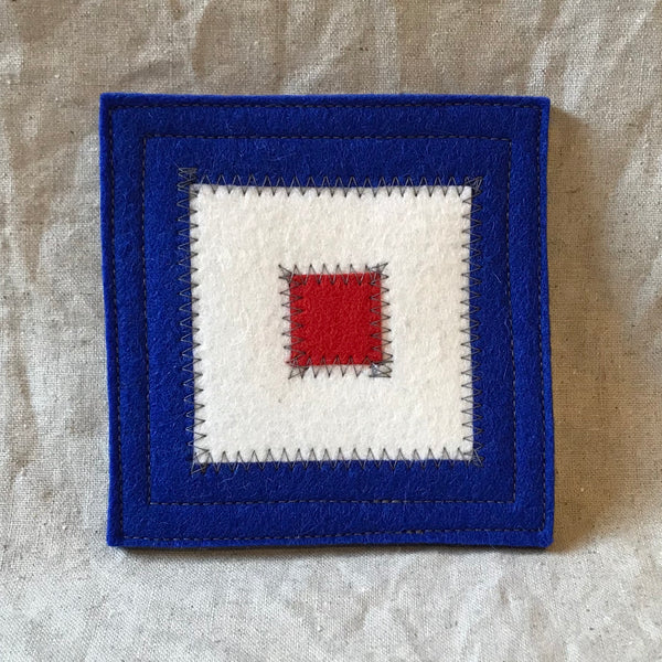 International Maritime Signal Flag Coaster W