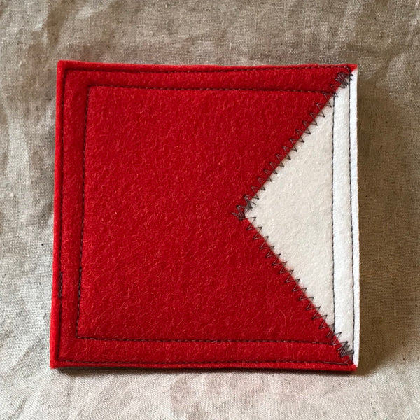 International Maritime Signal Flag Coaster B