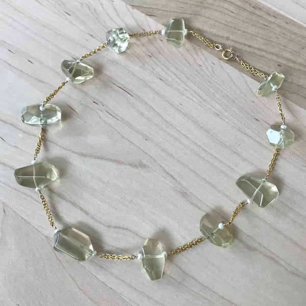 Lemon Quartz Necklace