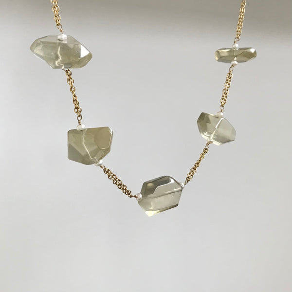 Lemon Quartz Necklace