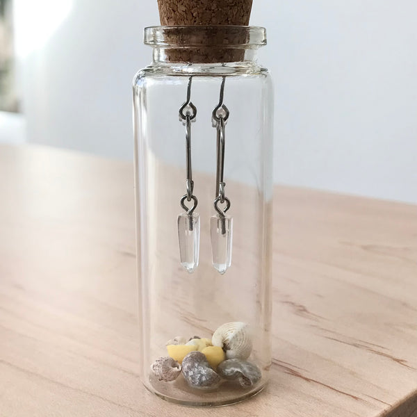 Quartz Crystal Earrings