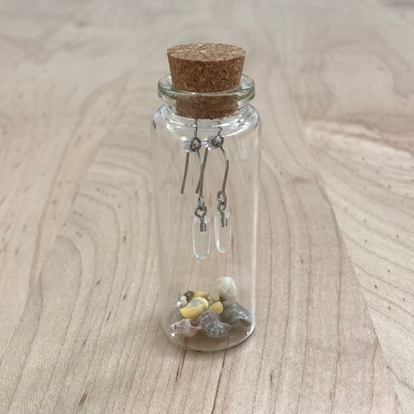 Quartz Crystal Earrings