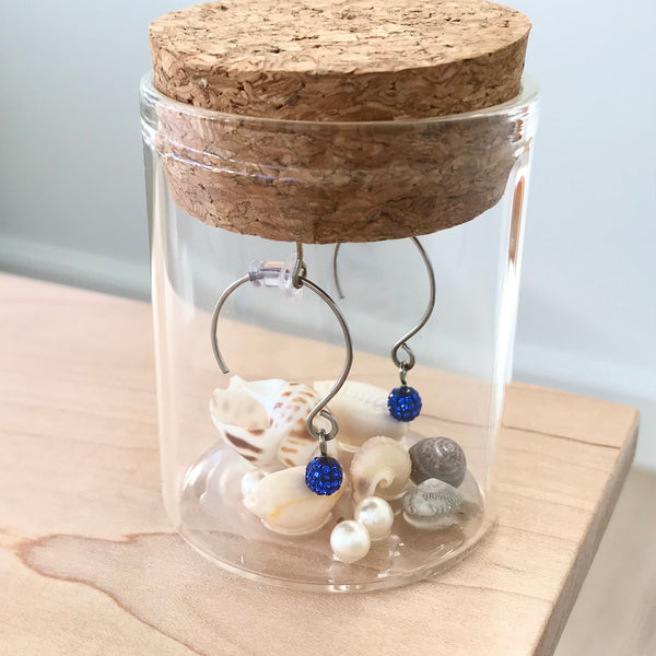 Crystal Ball Earrings
