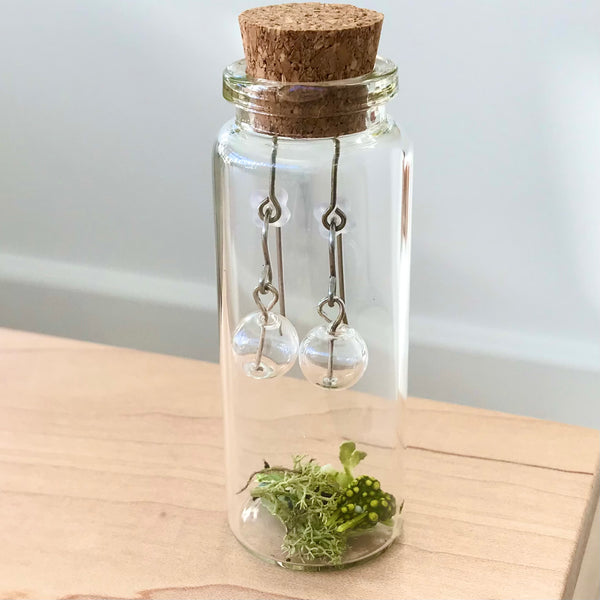 Glass Bubble Earrings