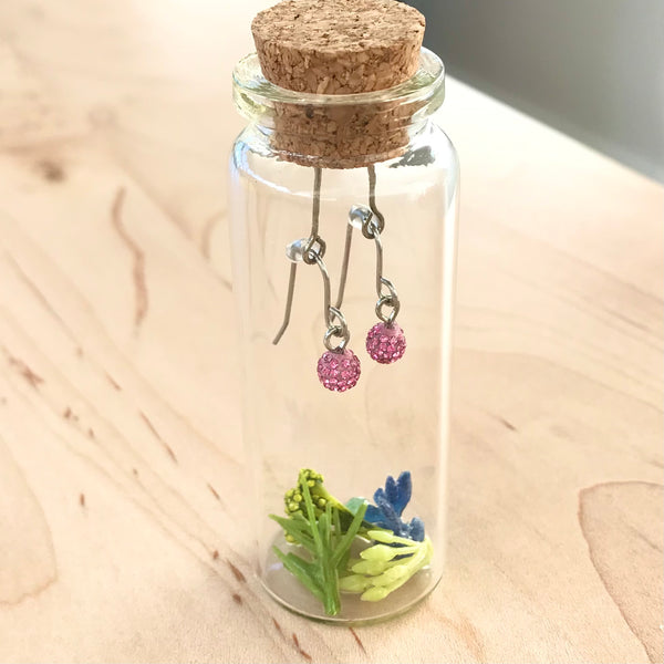 Crystal earrings