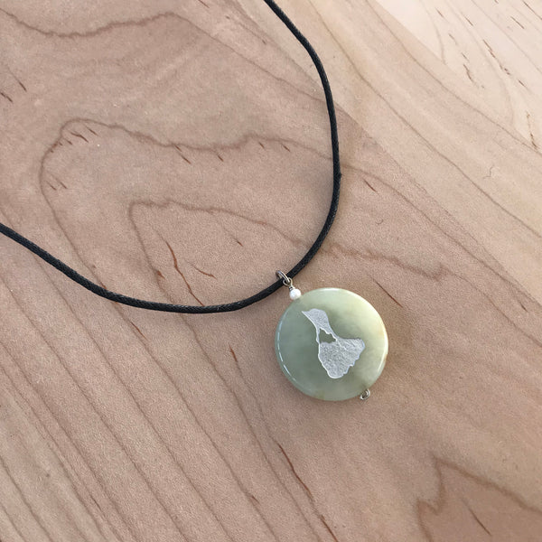 Block Island, RI Stone Pendant