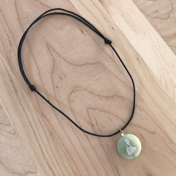 Block Island, RI Stone Pendant