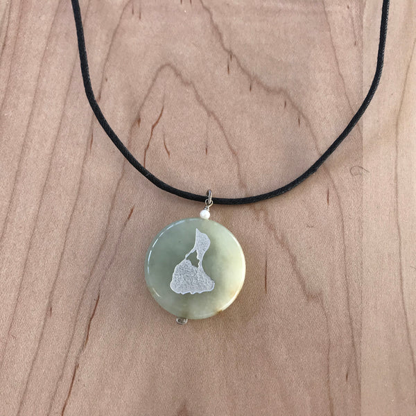 Block Island, RI Stone Pendant