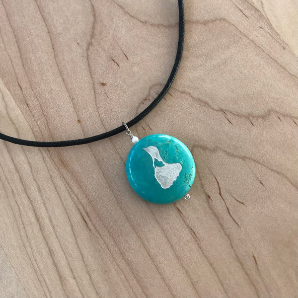 Block Island, RI Stone Pendant