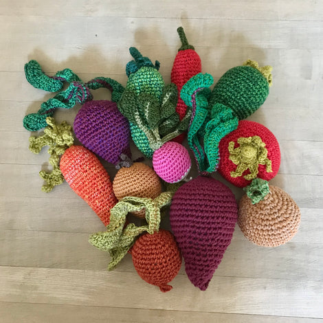 Crochet Fruits and Vegetables