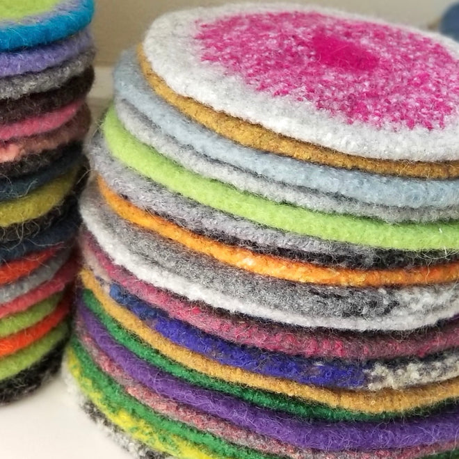Felted Wool Trivets