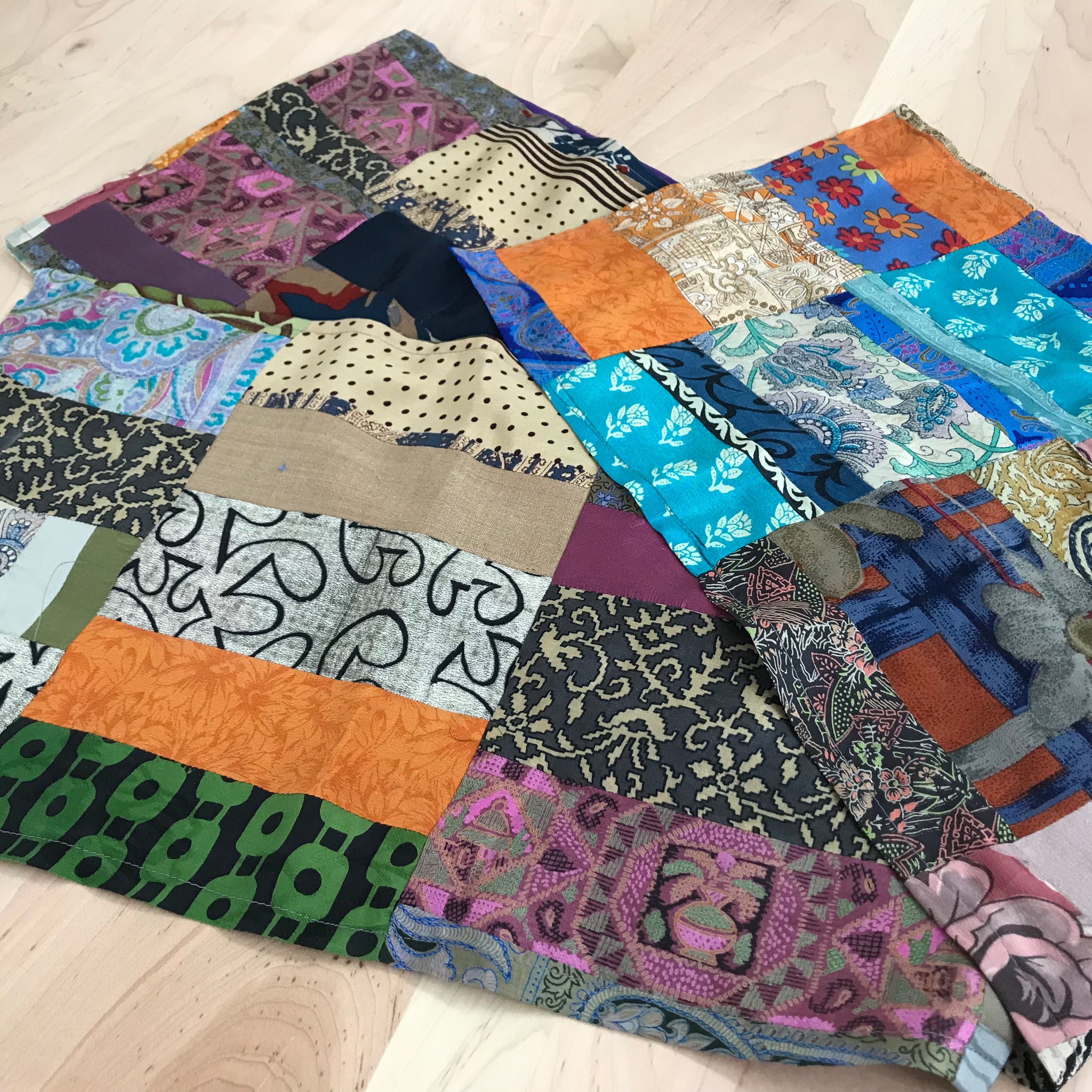 Silk Sari Scarf